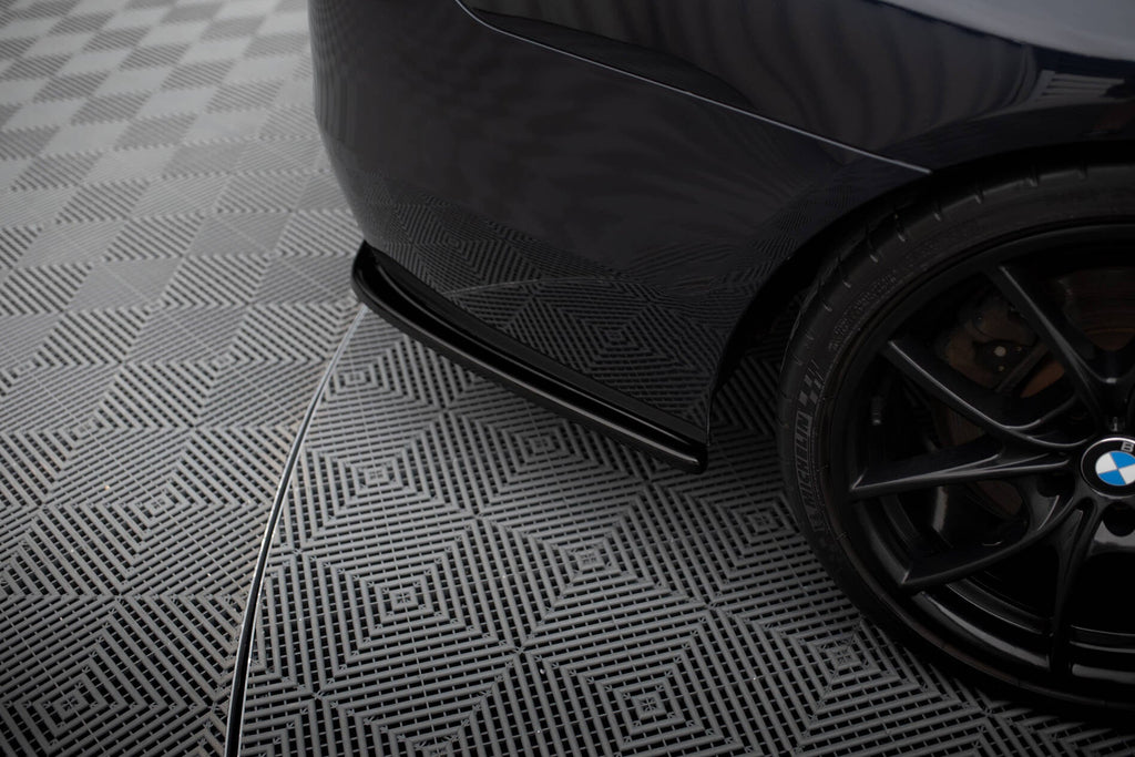 Splitters laterales traseros BMW 5 M-Pack Berlina / Touring F10 / F11 (para dos salidas de escape individuales)