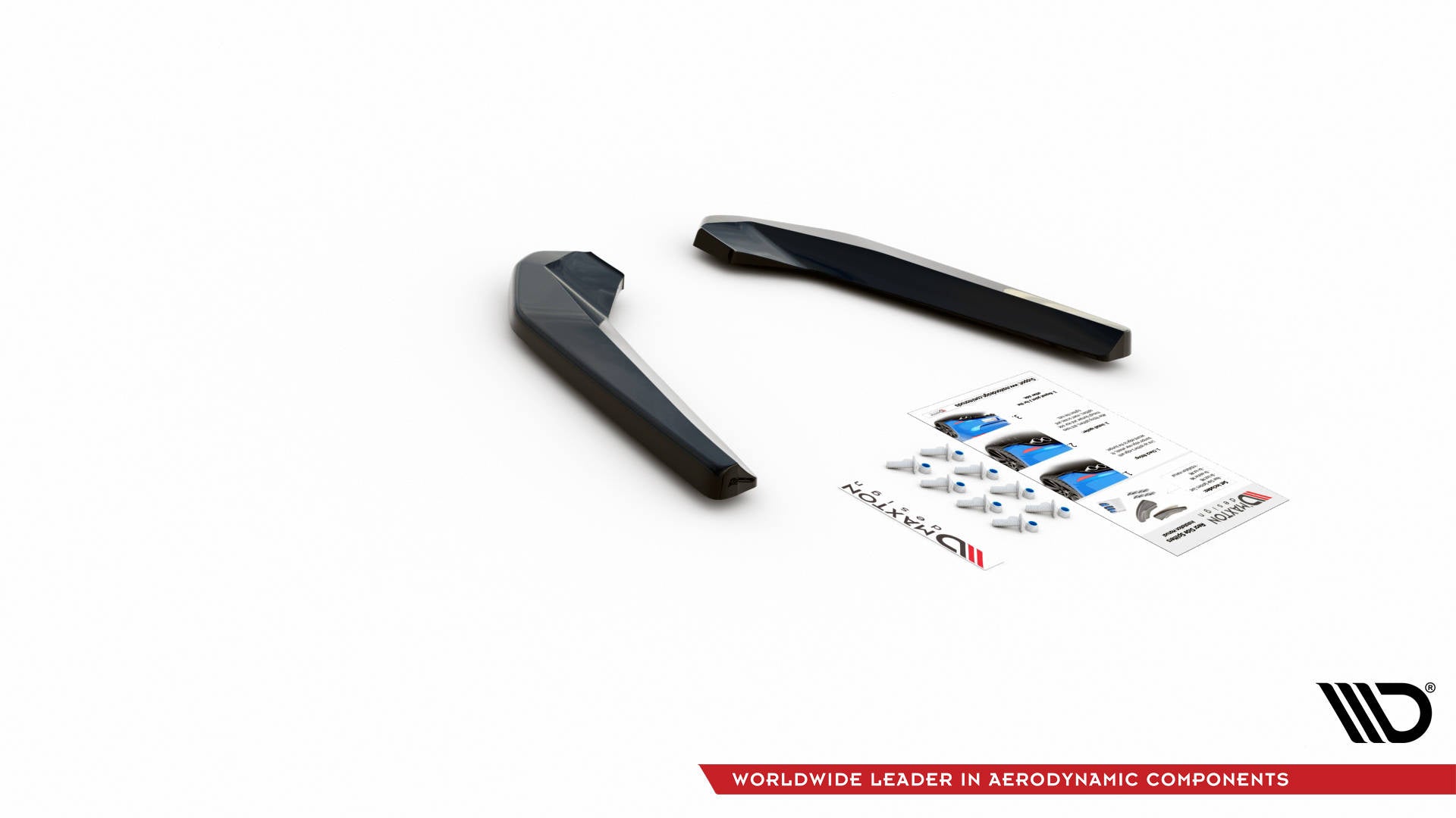 Splitters laterales traseros BMW X1 M-Pack F48 / F48 Facelift