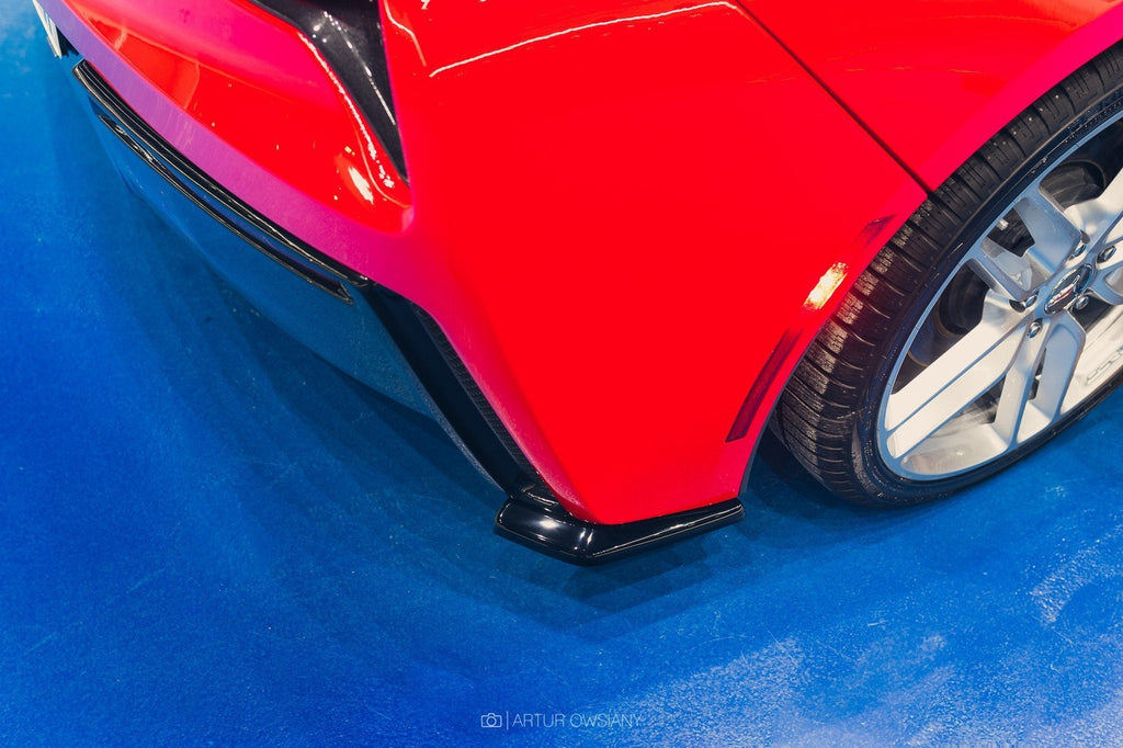 Splitters laterales traseros Chevrolet Corvette Stingray C7