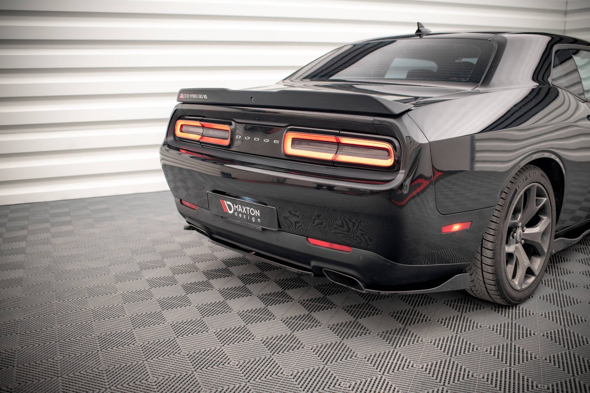 Splitters laterales traseros Dodge Challenger RT Mk3 Facelift