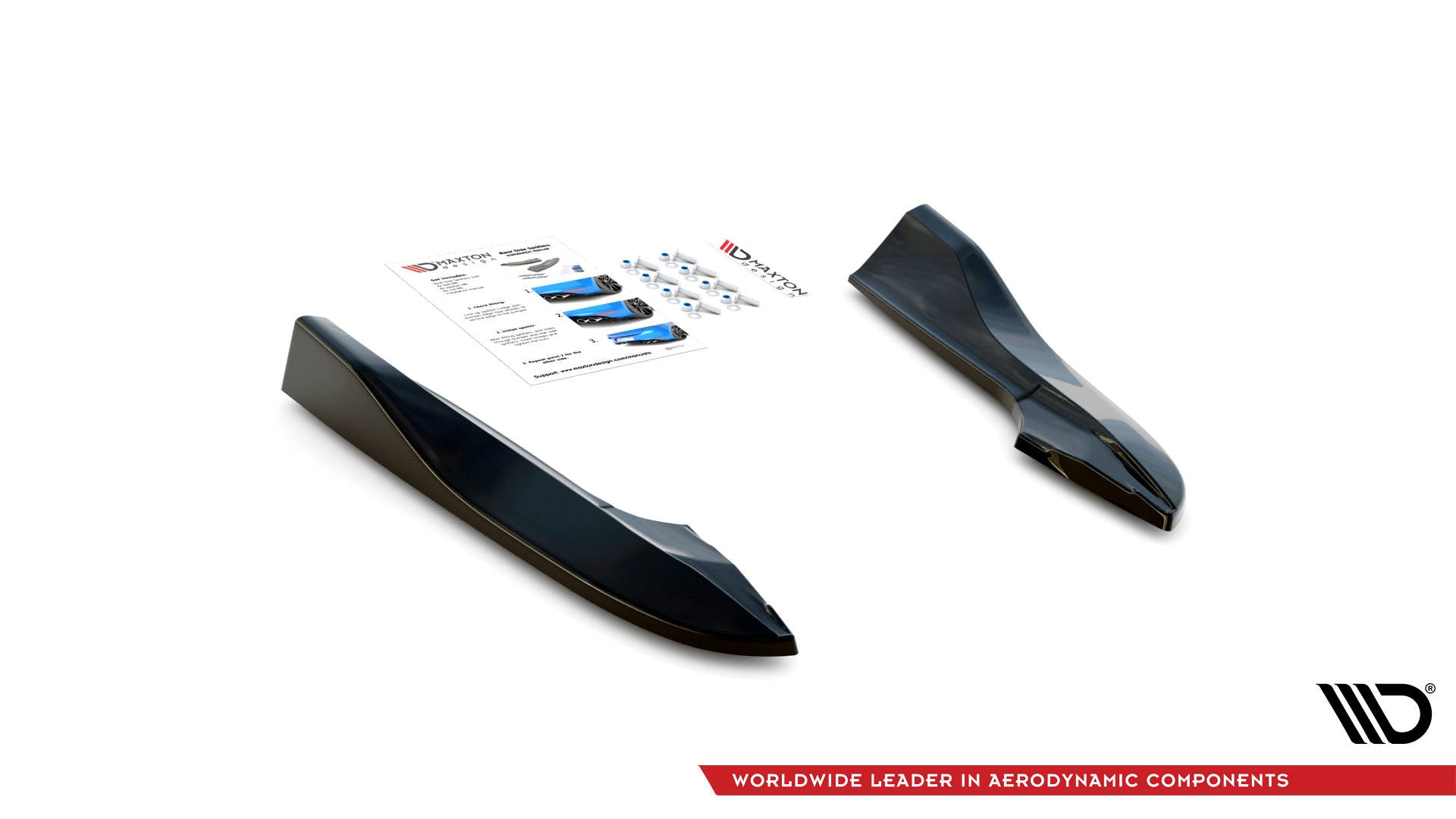 Splitters laterales traseros Dodge Challenger RT Mk3 Facelift