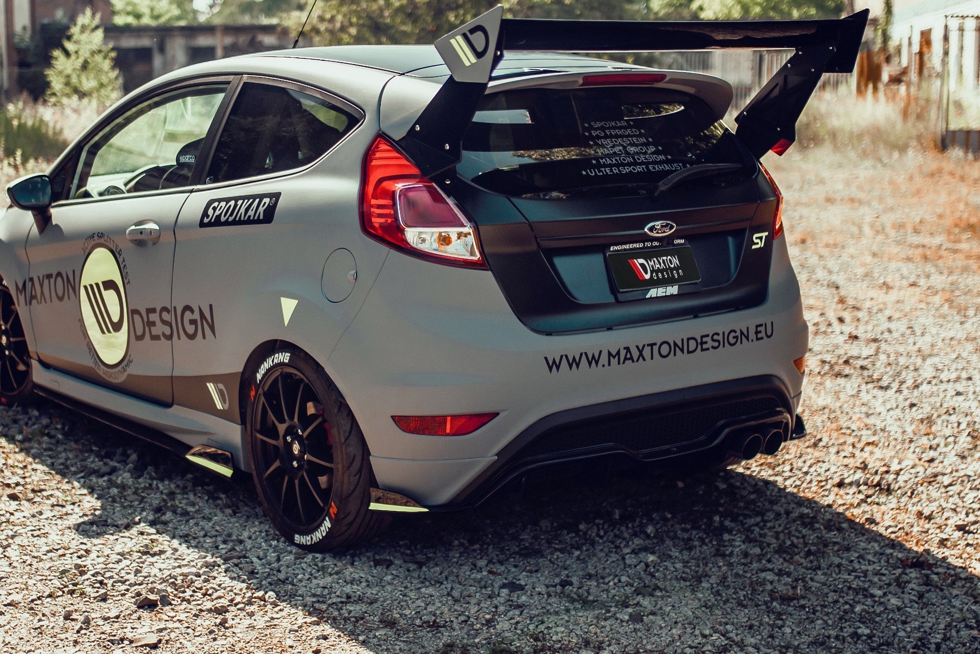 Splitters laterales traseros Ford Fiesta 7 ST Facelift