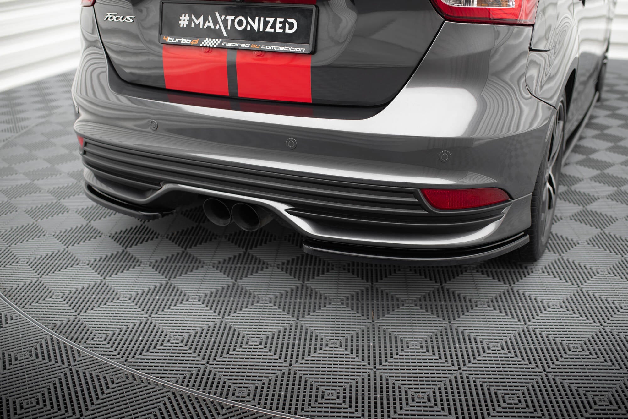 Splitters laterales traseros Ford Focus ST Mk3 Facelift