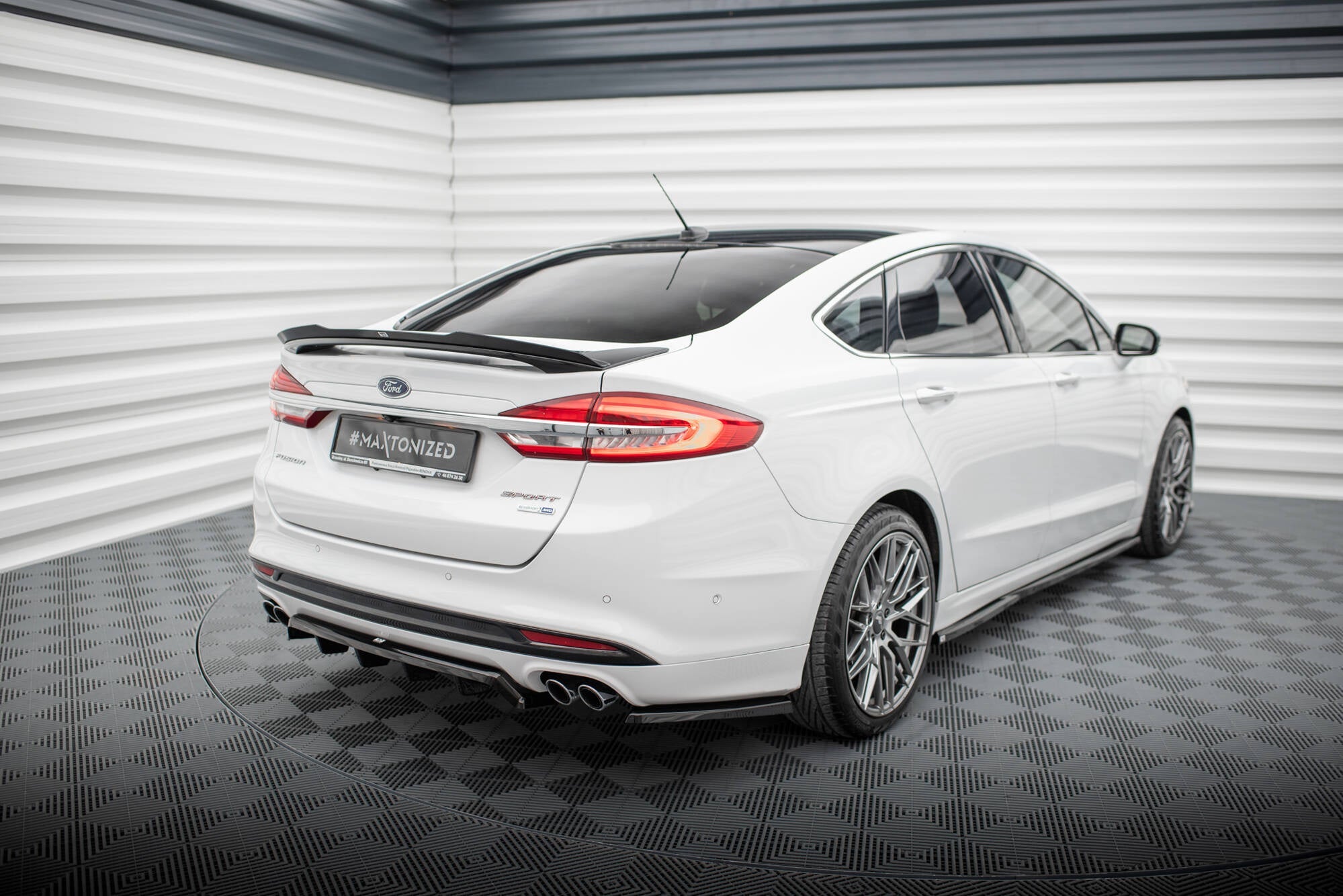 Splitters laterales traseros Ford Mondeo Sport Mk5 Facelift / Fusion Sport Mk2 Facelift