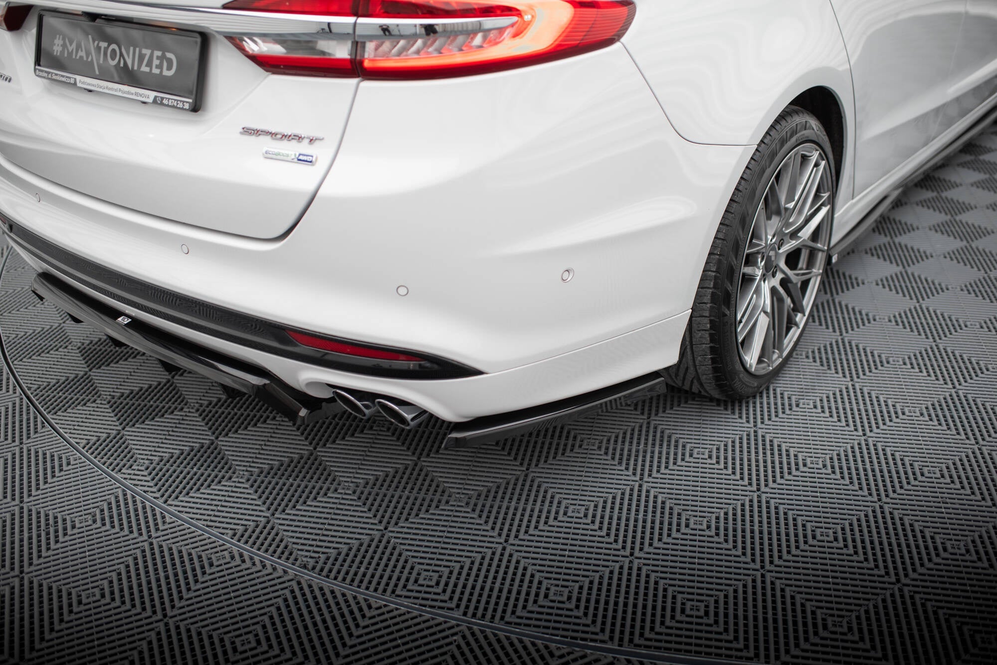 Splitters laterales traseros Ford Mondeo Sport Mk5 Facelift / Fusion Sport Mk2 Facelift