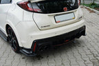 Splitters laterales traseros Honda Civic Mk9 Type R