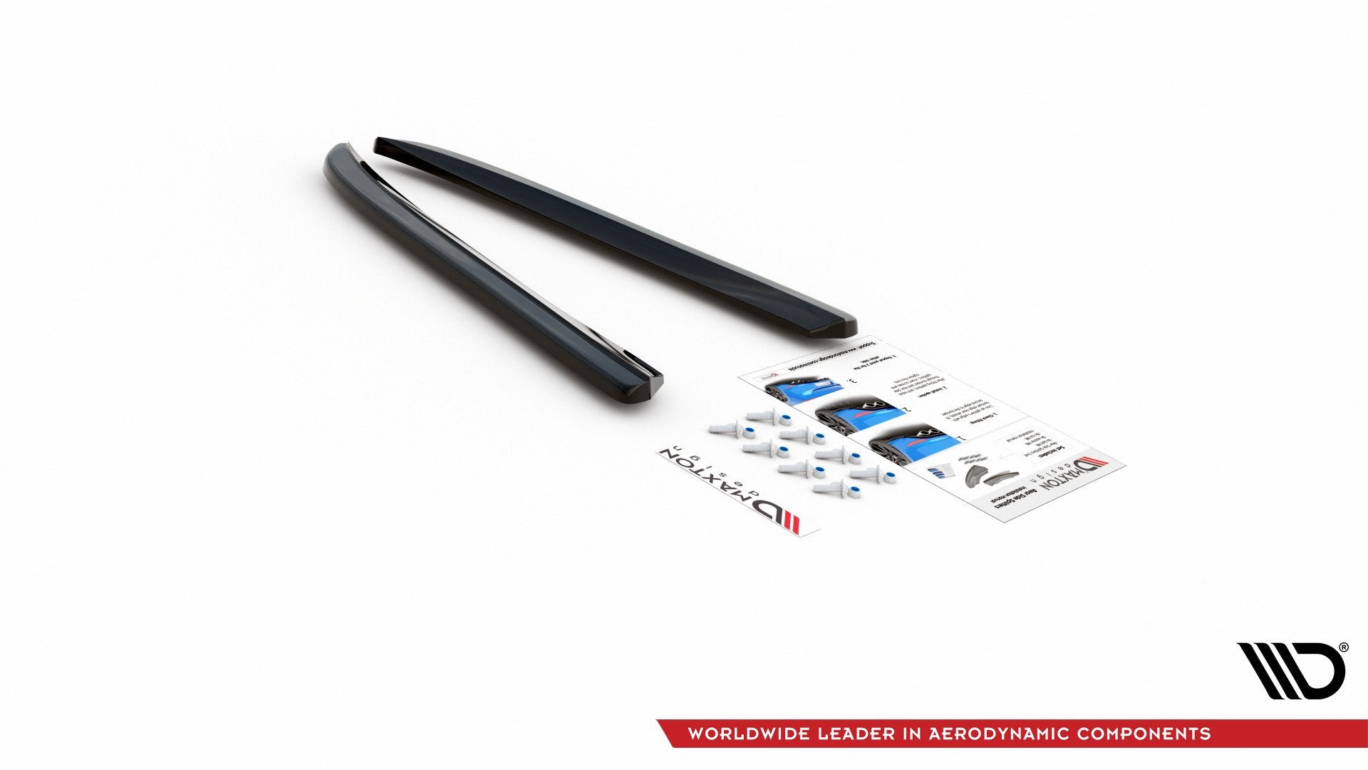 Splitters laterales traseros Jaguar XJ R-Sport X351 Facelift