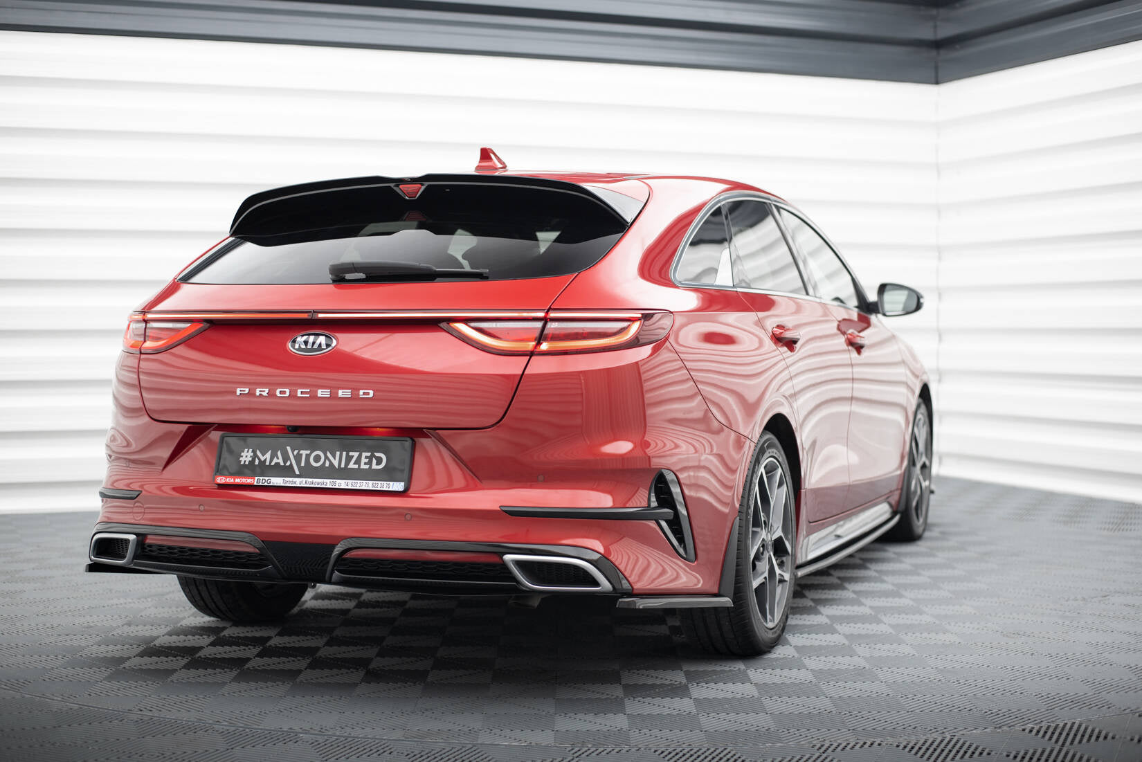 Splitters laterales traseros Kia ProCeed GT / GT-Line Mk1