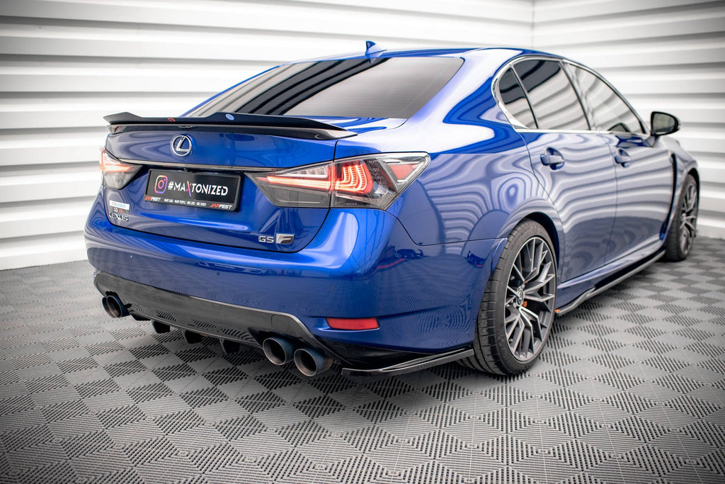 Lexus GS F Mk4 Facelift Rear Side Splitters