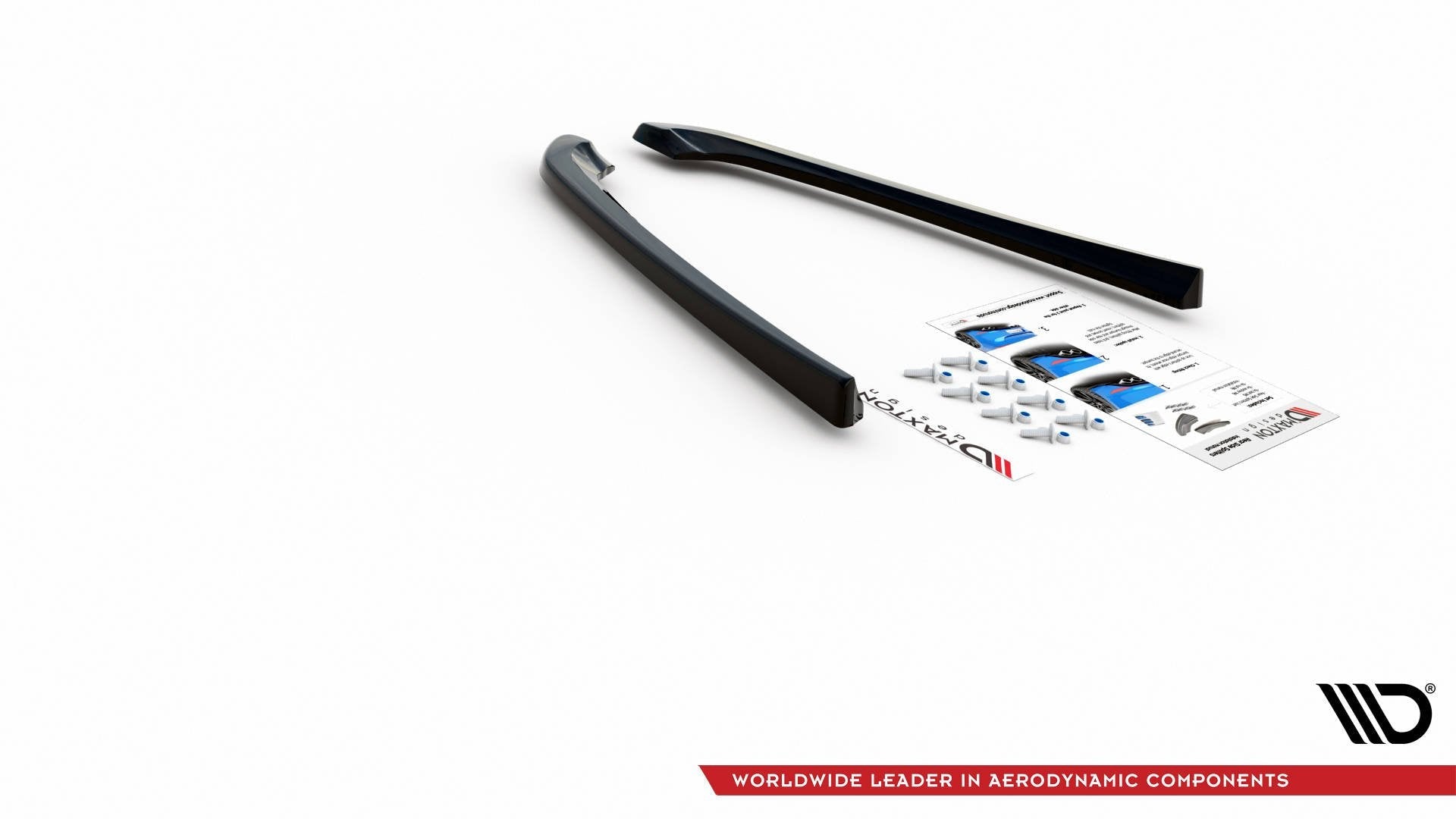 Splitters laterales traseros Lexus IS F Mk2