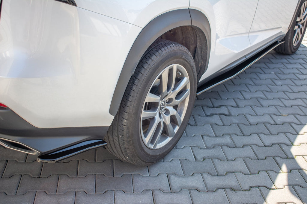 Splitters laterales traseros Lexus NX Facelift