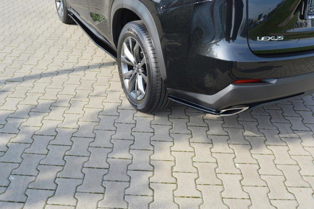 Lexus NX Mk1 T Rear Side Splitters