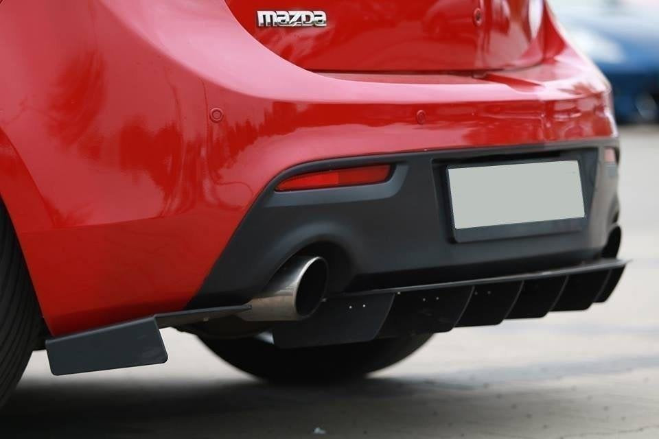 Splitters laterales traseros Mazda 3 MK2 MPS