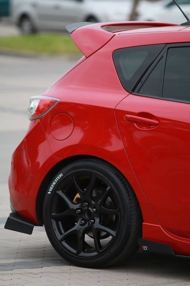 Splitters laterales traseros Mazda 3 MK2 MPS