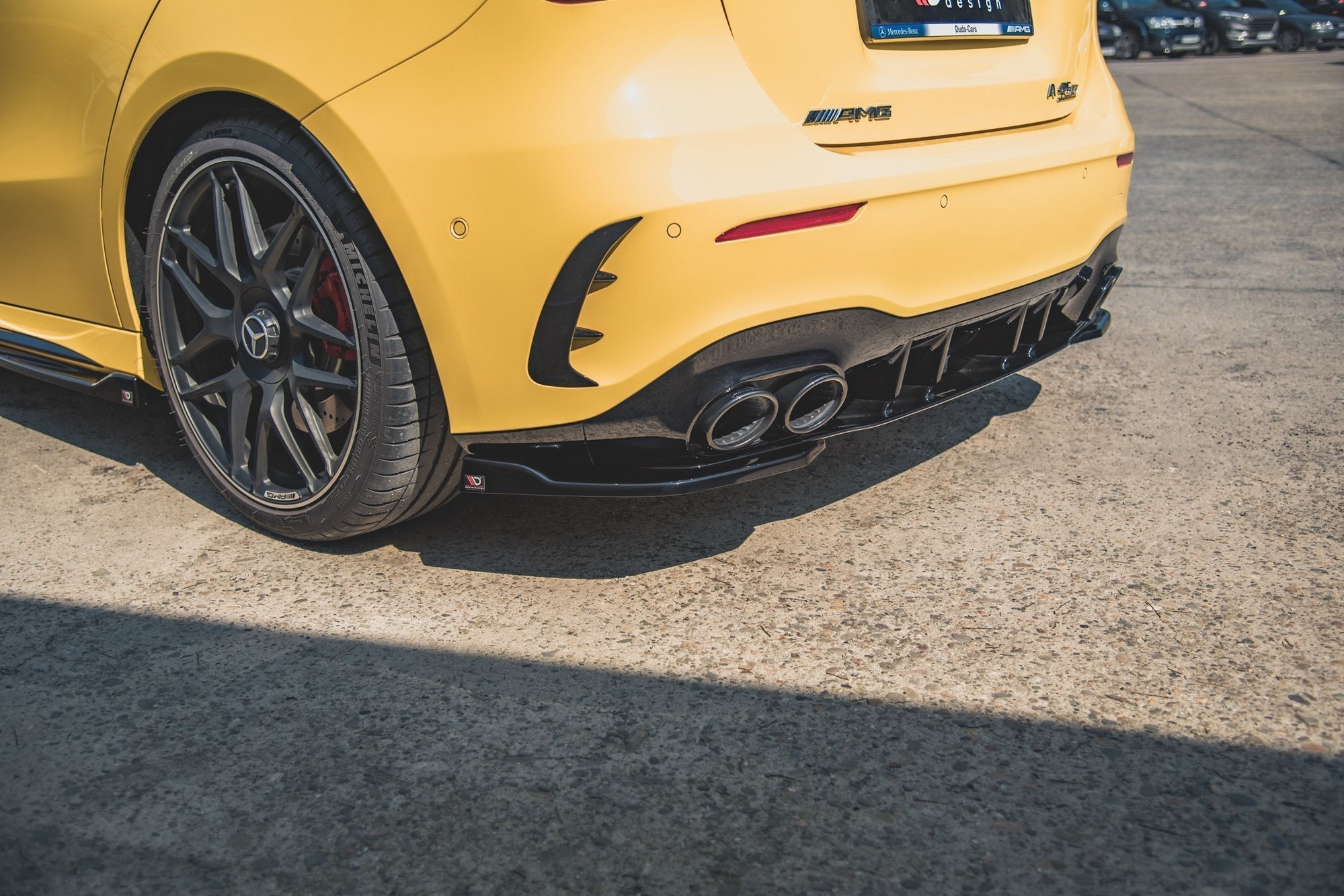 Splitters laterales traseros Mercedes-AMG A 45 S Aero Pack W177