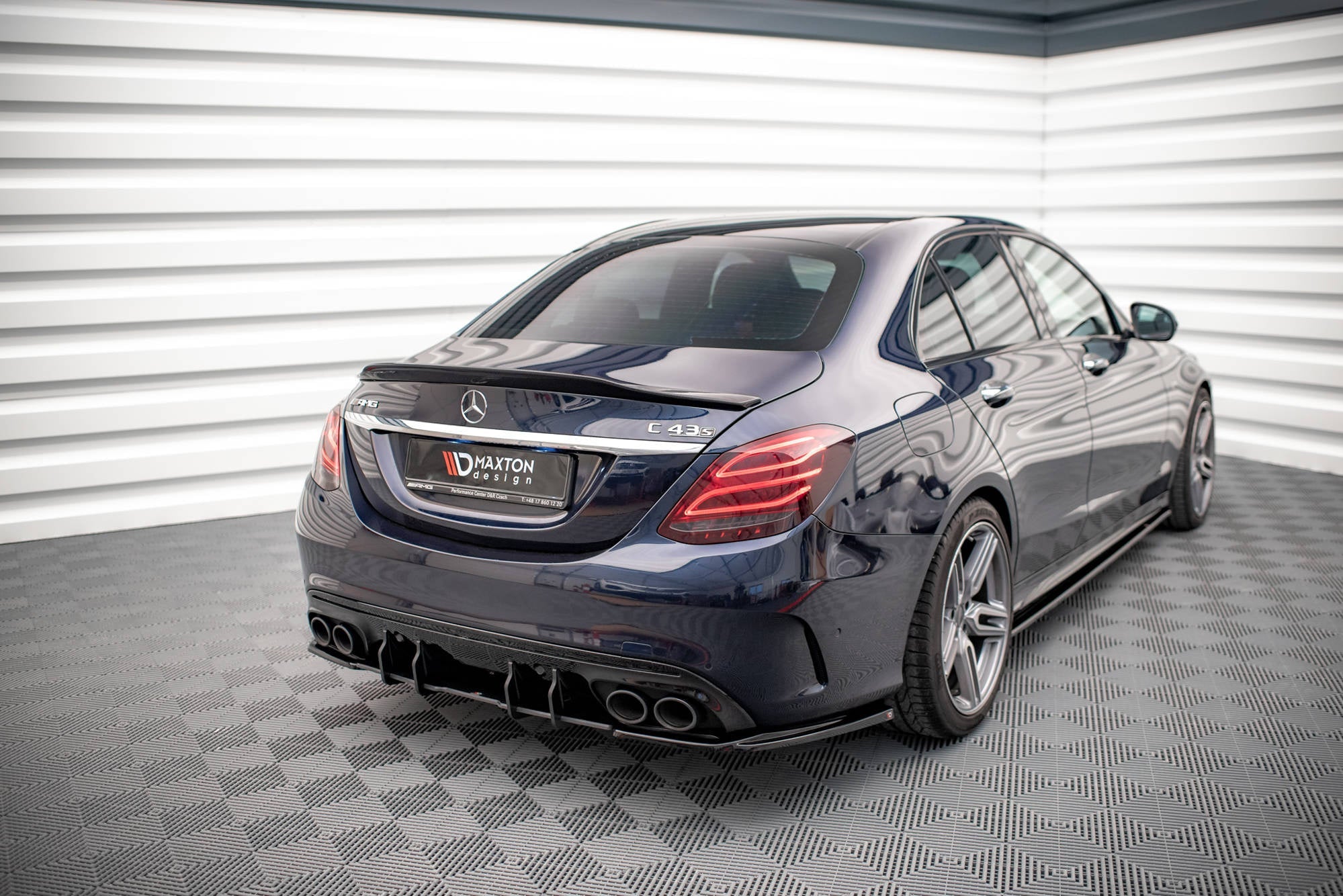 Splitters laterales traseros Mercedes-AMG C 43 Berlina / Sedán W205 Facelift
