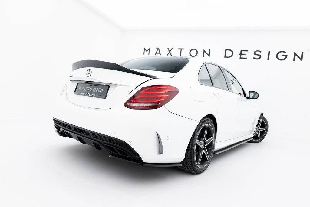 Rear Side Splitters Mercedes-Benz C-Class AMG-Line / C43 AMG Sedan / Saloon W205
