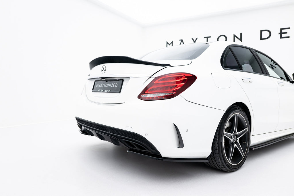 Rear Side Splitters Mercedes-Benz C-Class AMG-Line / C43 AMG Sedan / Saloon W205