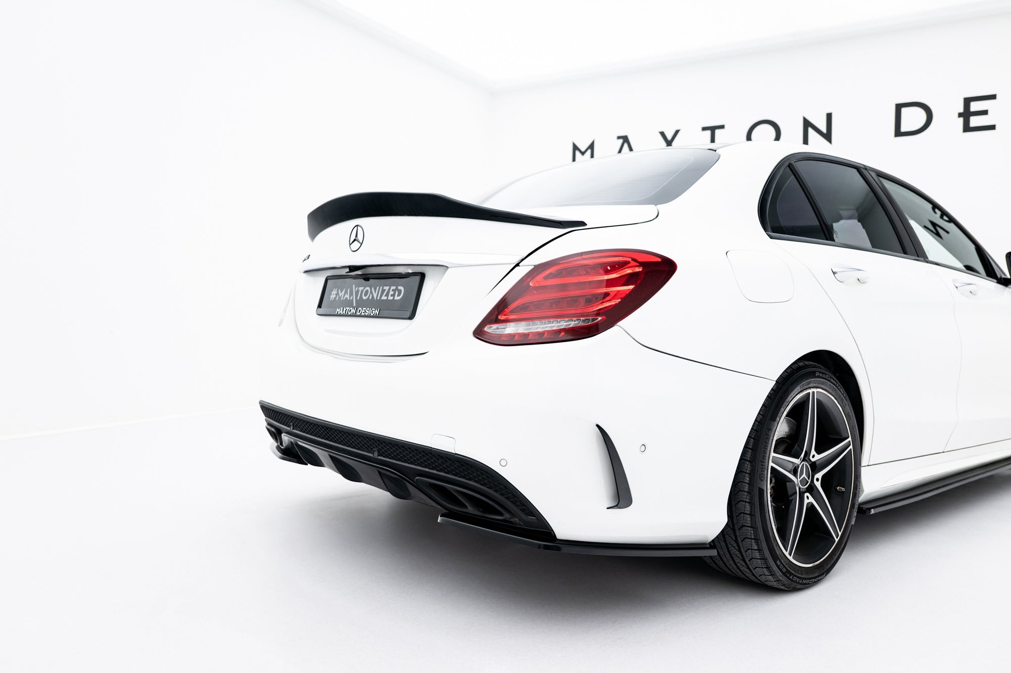 Splitters laterales traseros Mercedes-Benz Clase C AMG-Line / C43 AMG Berlina / Sedán W205