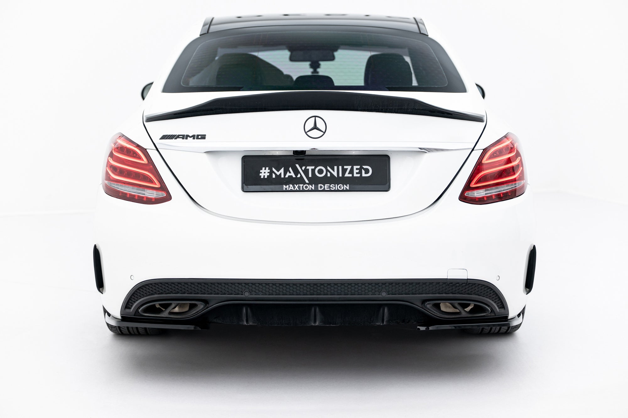 Splitters laterales traseros Mercedes-Benz Clase C AMG-Line / C43 AMG Berlina / Sedán W205