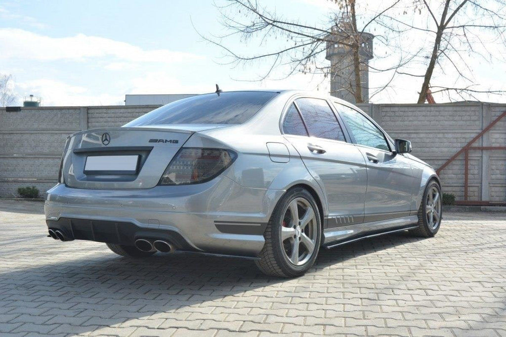 Splitters laterales traseros Mercedes-Benz Clase C Berlina / Sedán / Familiar AMG-Line W204 / S204