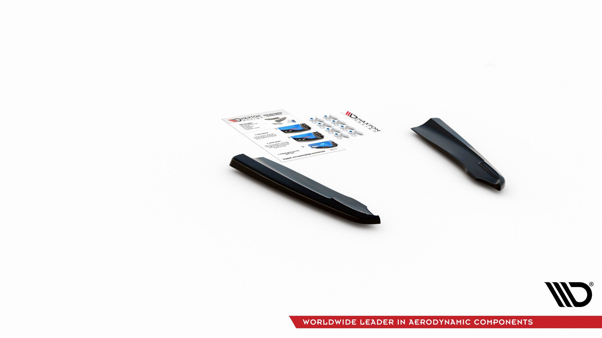 Splitters laterales traseros Mercedes-Benz GLC Coupé AMG-Line C253 Facelift