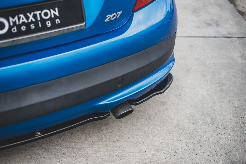 Splitters laterales traseros Peugeot 207 Sport