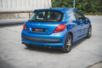 Splitters laterales traseros Peugeot 207 Sport
