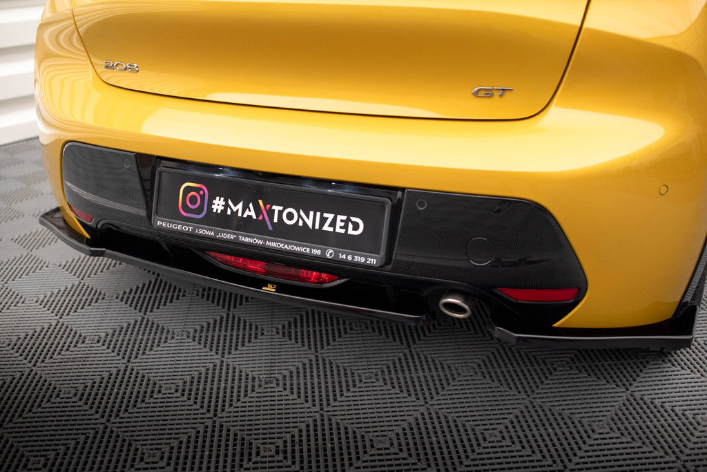 Splitters laterales traseros Peugeot 208 GT Mk2