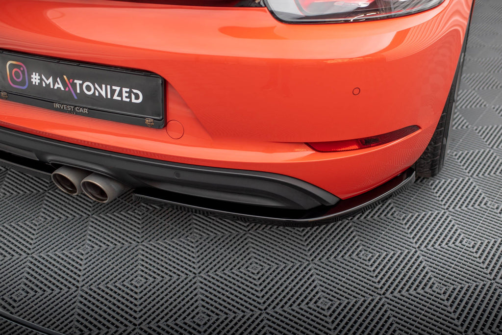 Splitters laterales traseros Porsche 718 Cayman 982c