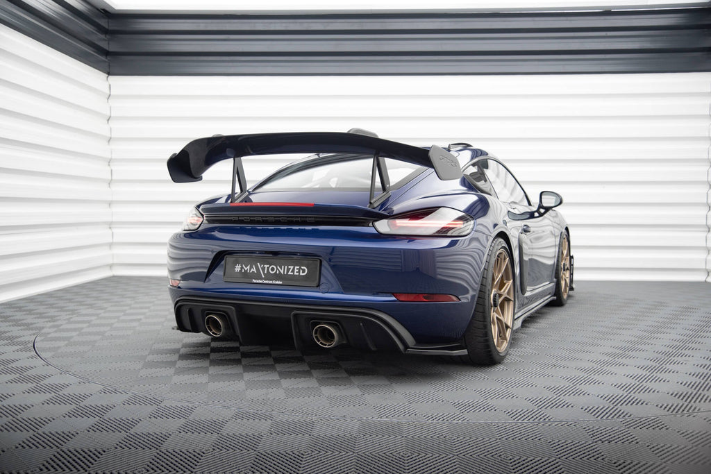 Splitters laterales traseros Porsche 718 Cayman GT4 RS 982c
