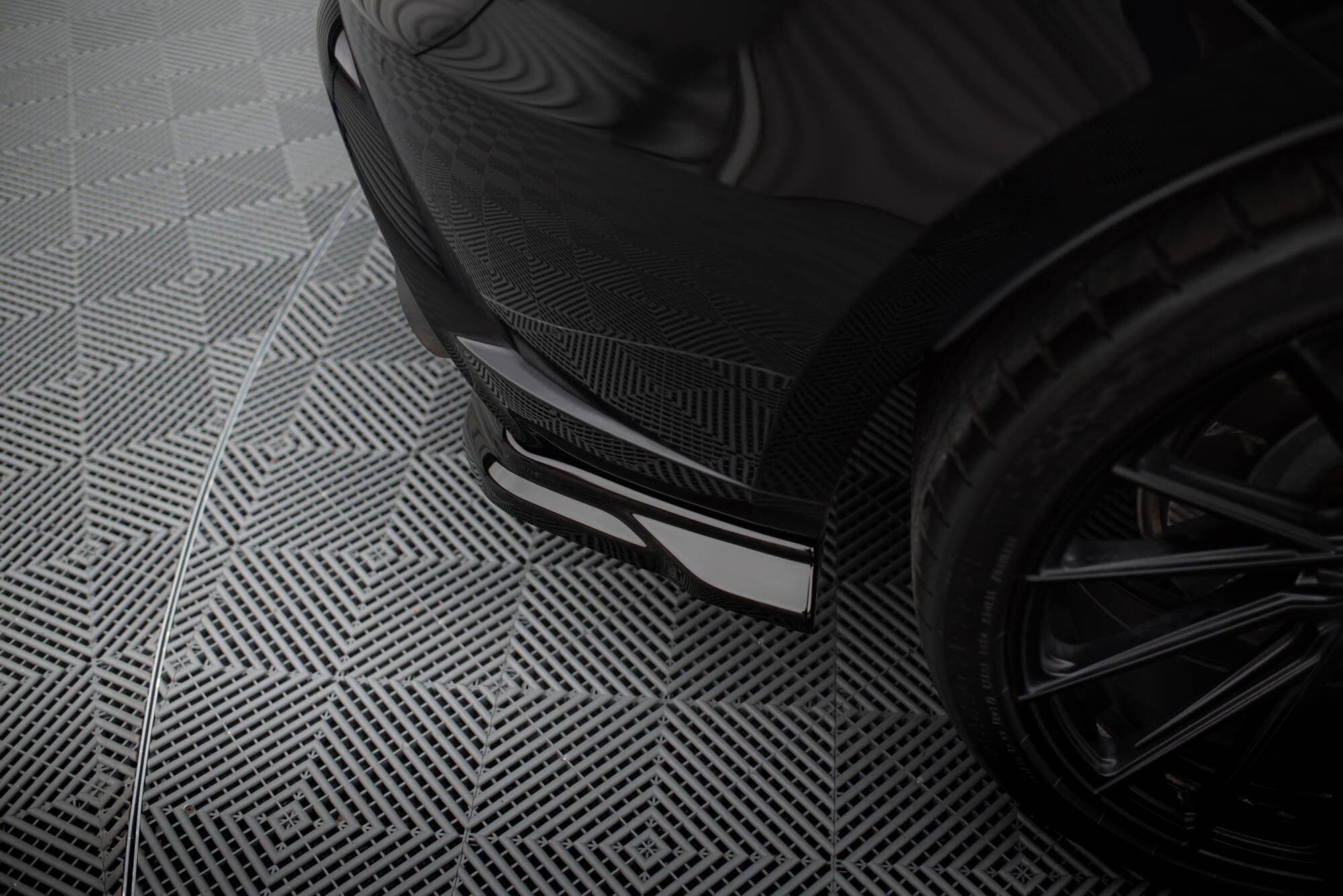 Splitters laterales traseros Porsche Macan GTS Mk1 Facelift 2