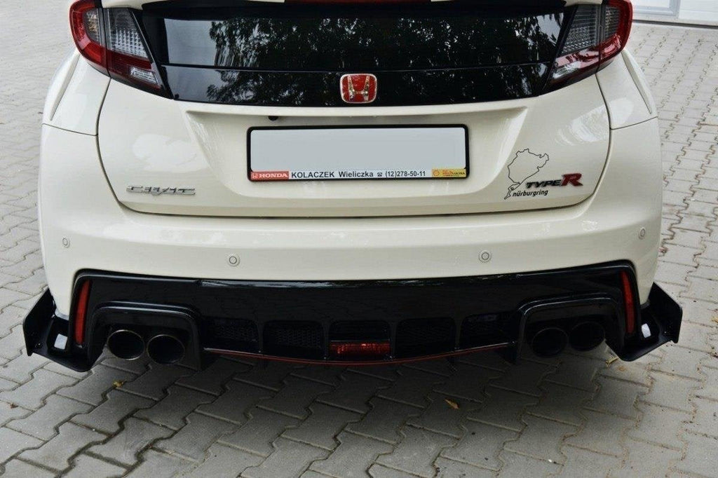 Splitters laterales traseros Racing Honda Civic IX Type R