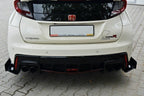 Splitters laterales traseros Racing Honda Civic IX Type R