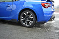 Splitters laterales traseros Racing Subaru BRZ Mk1 / Mk1 Facelift