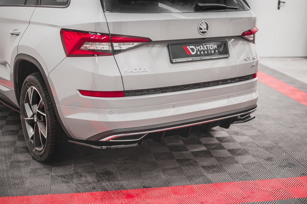 Splitters laterales traseros Skoda Kodiaq Sportline Mk1 / Mk1 Facelift