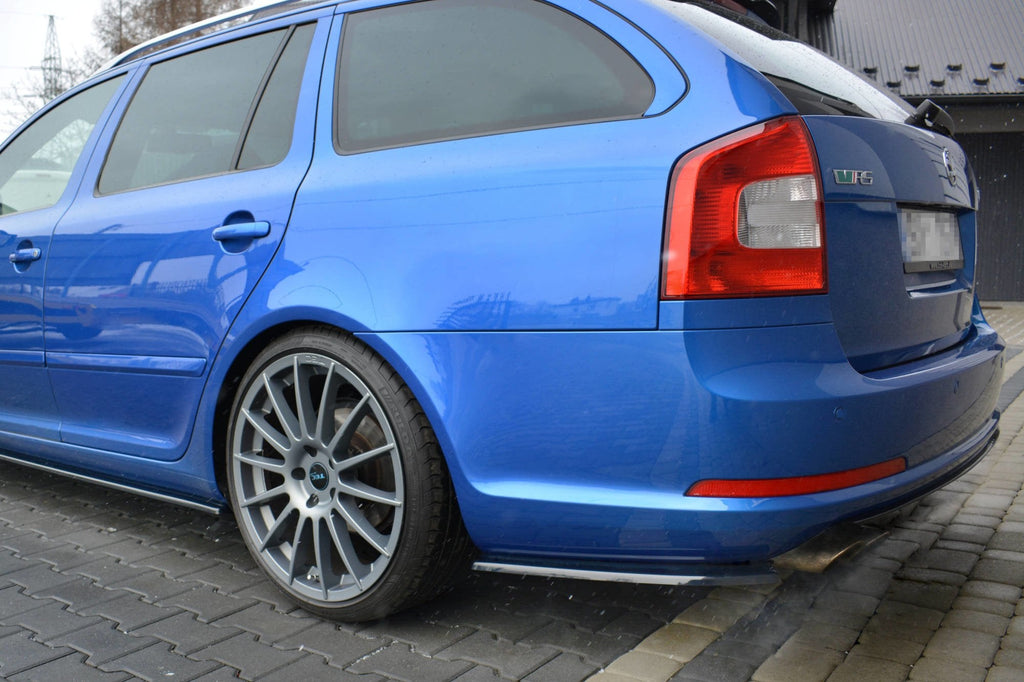 Splitters laterales traseros Skoda Octavia RS Berlina / Sedán / Familiar Mk2 / Mk2 Facelift