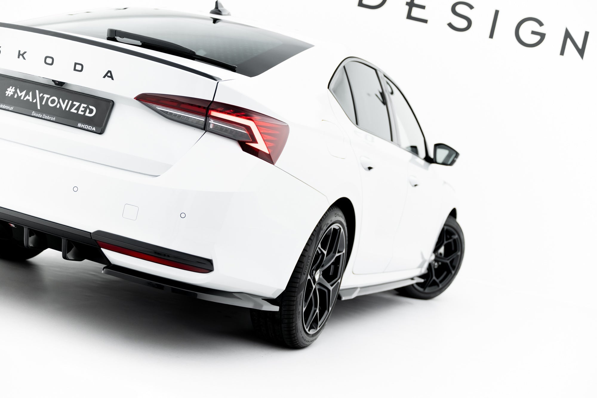 Splitters laterales traseros Skoda Octavia Sportline Liftback / Familiar Mk4 Facelift
