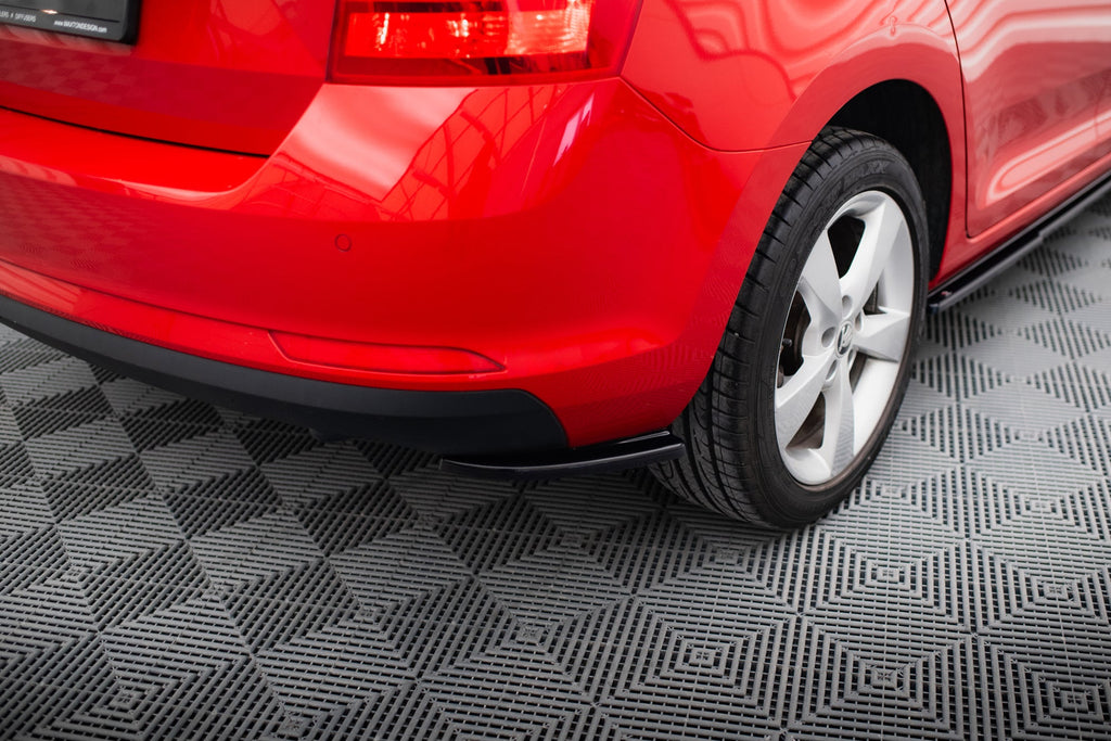 Rear Side Splitters Skoda Rapid Spaceback Mk1
