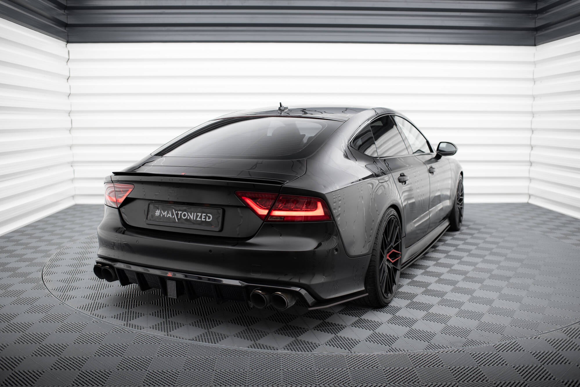 Splitters laterales traseros Street Pro Audi A7 S-Line C7 Sportback
