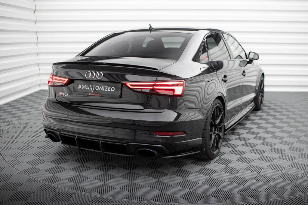 Splitters laterales traseros Street Pro Audi RS3 Berlina Sedán 8V Facelift