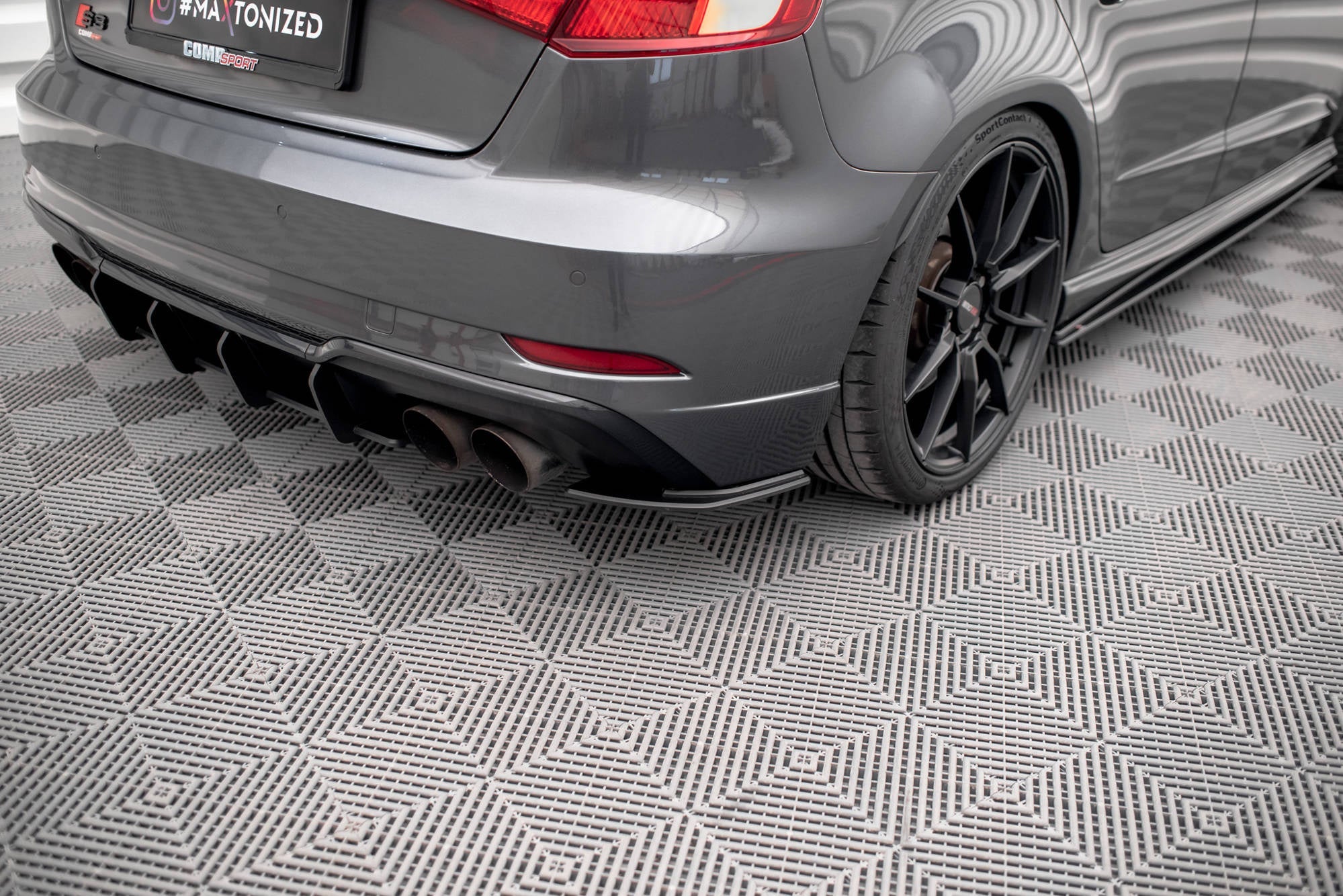 Splitters laterales traseros Street Pro Audi S3 Sportback 8v Facelift