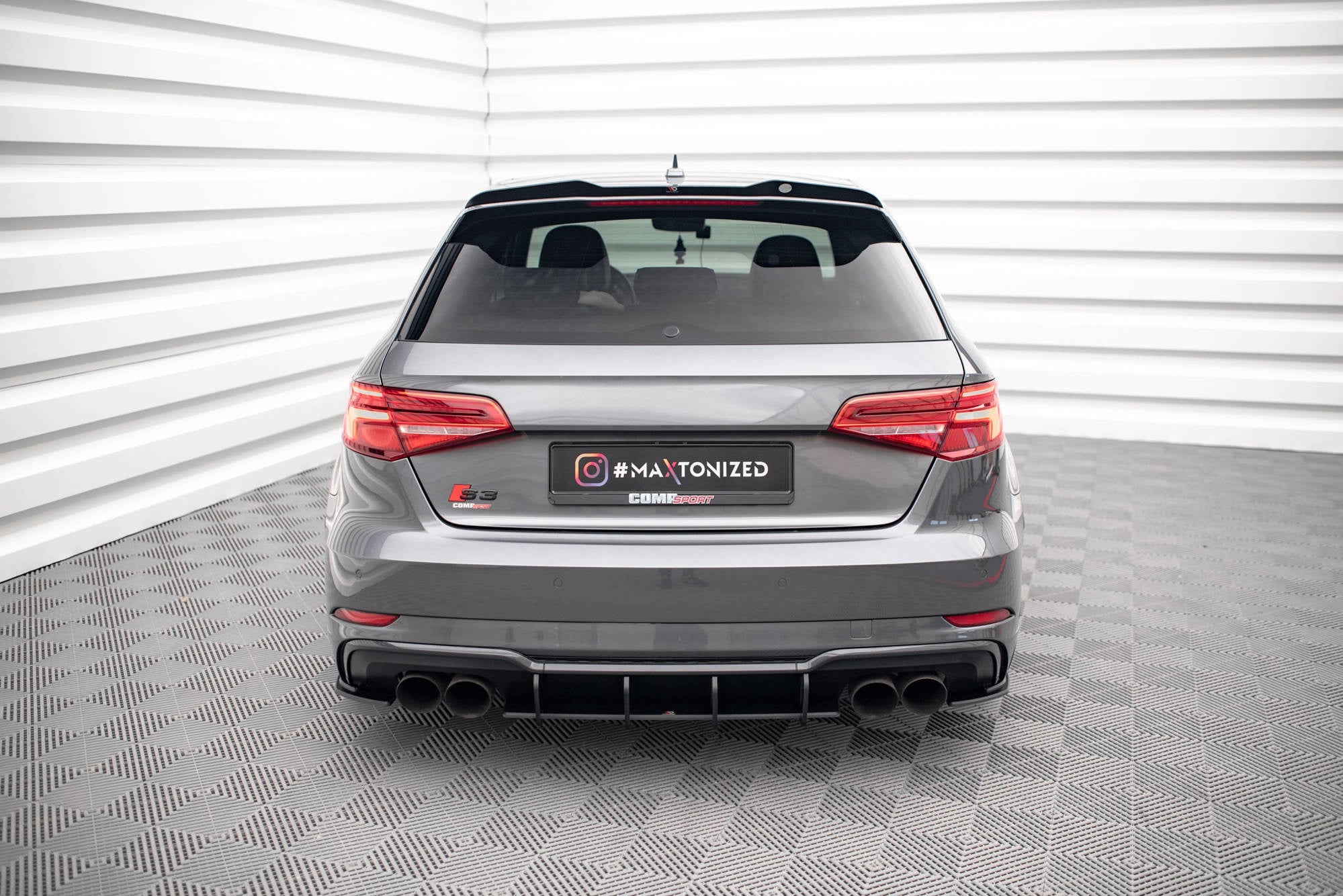 Splitters laterales traseros Street Pro Audi S3 Sportback 8v Facelift