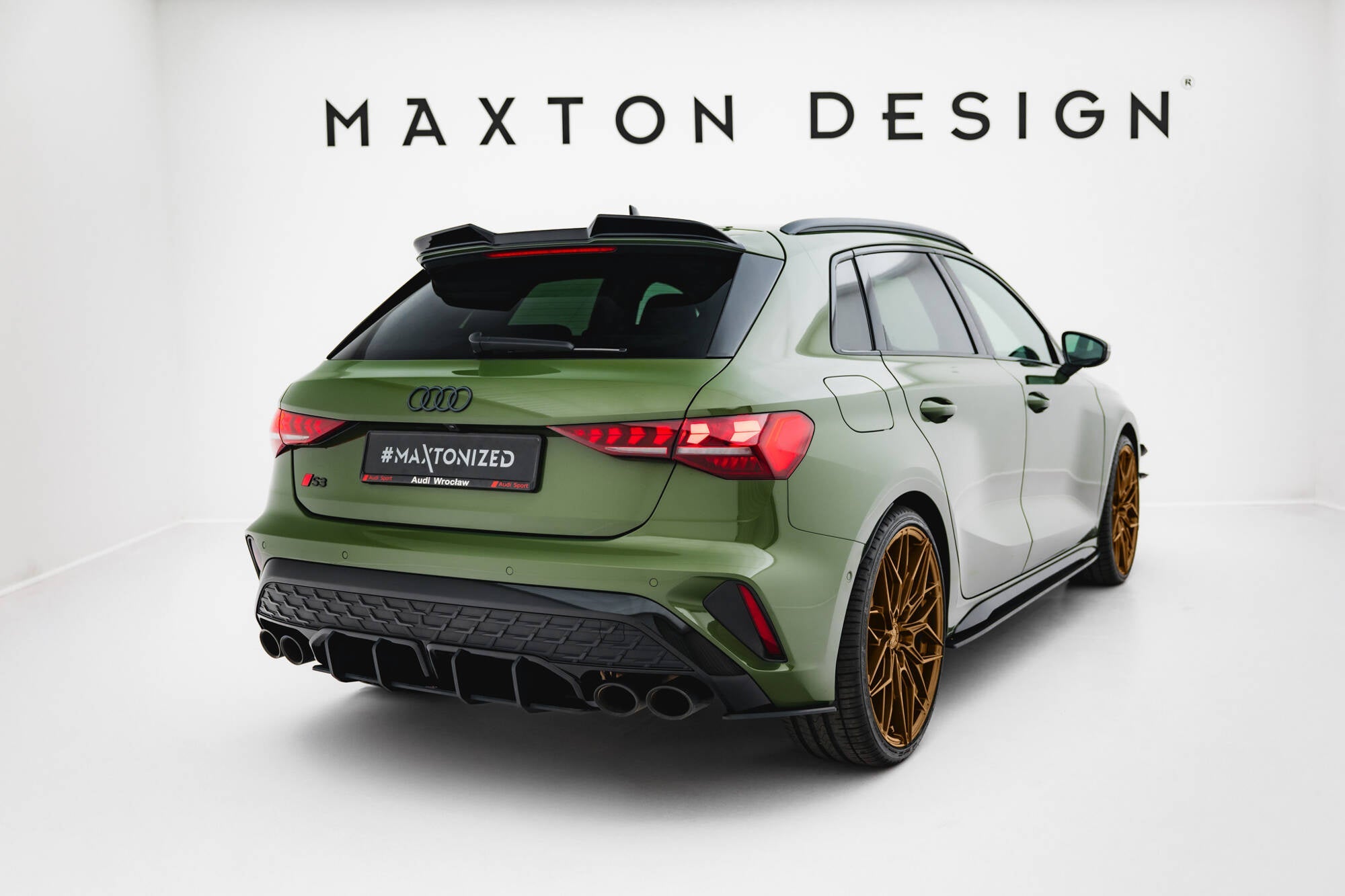 Splitters laterales traseros Street Pro Audi S3 Sportback 8y Facelift