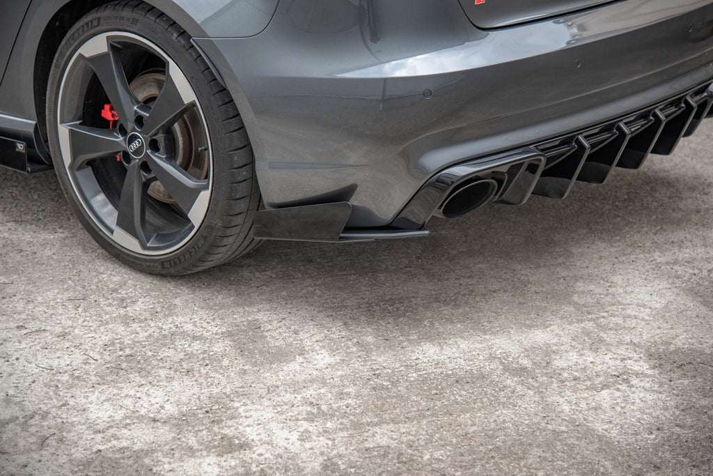 Splitters laterales traseros Street Pro + Flaps Audi RS3 8V Sportback
