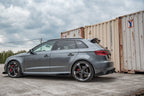 Splitters laterales traseros Street Pro + Flaps Audi RS3 8V Sportback