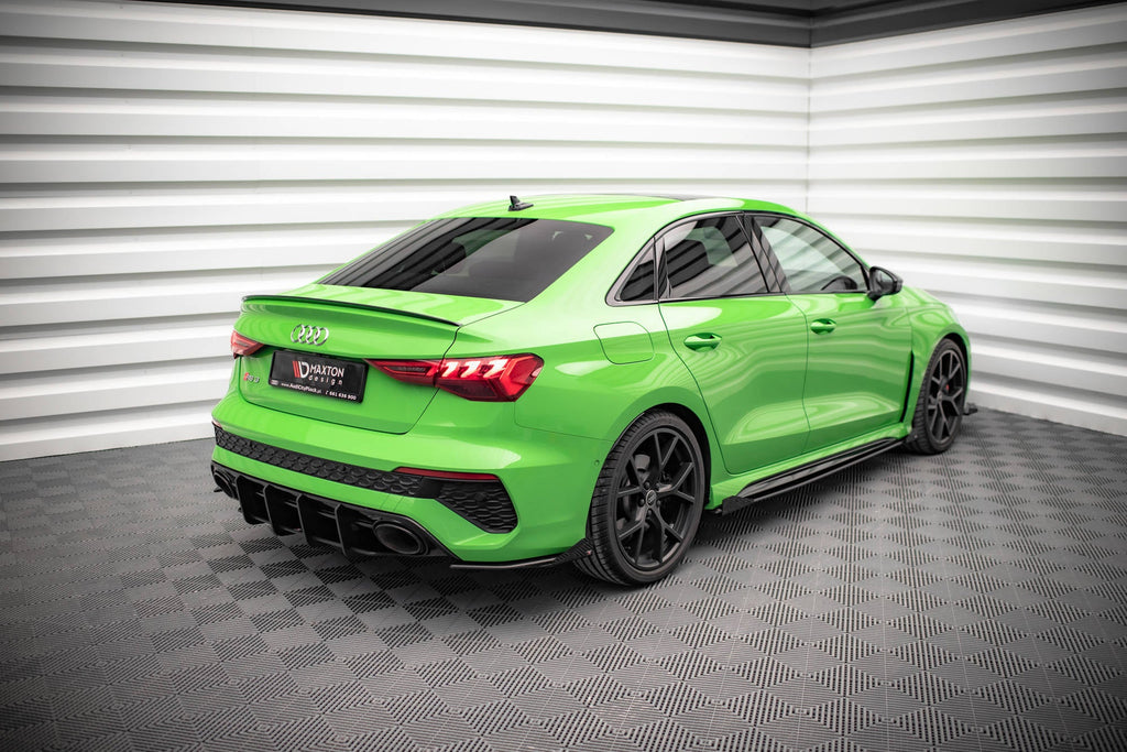 Splitters laterales traseros Street Pro + flaps Audi RS3 Berlina Sedán 8Y