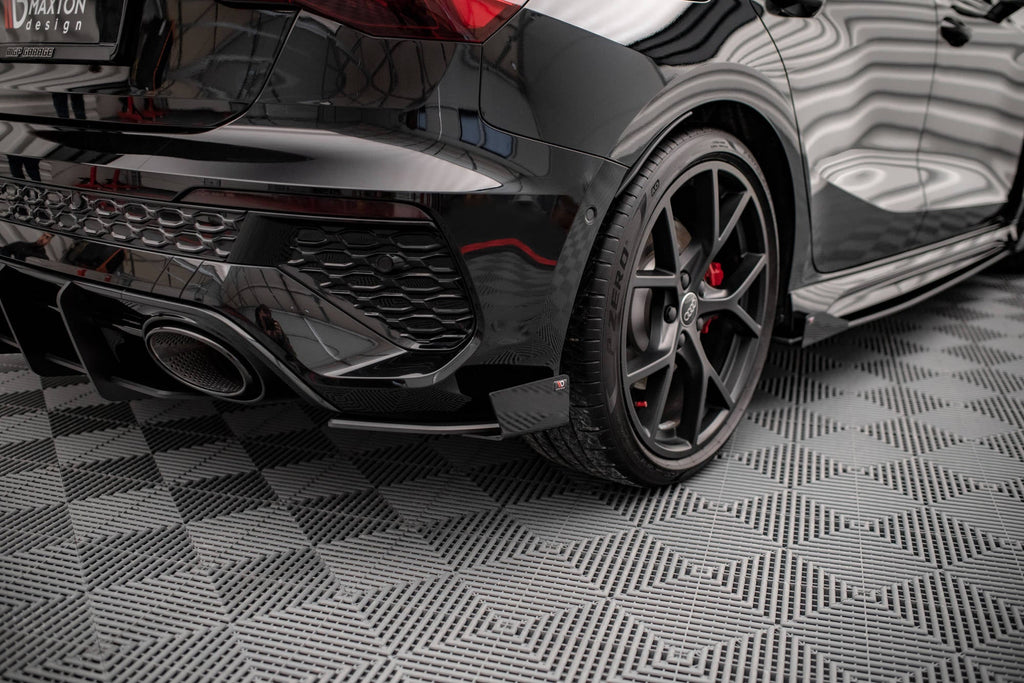 Splitters laterales traseros Street Pro + Flaps Audi RS3 Sportback 8y