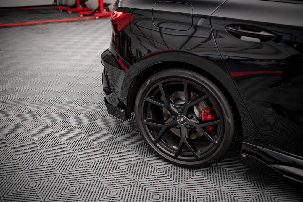 Splitters laterales traseros Street Pro + Flaps Audi RS3 Sportback 8y