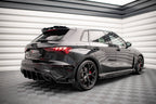 Splitters laterales traseros Street Pro + Flaps Audi RS3 Sportback 8y